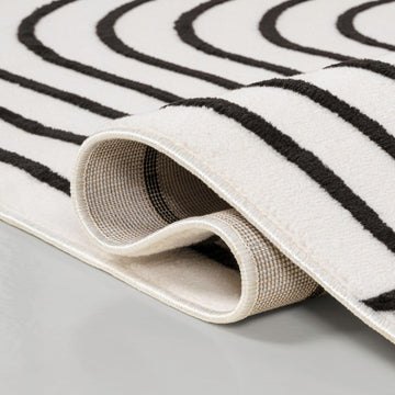 Odense Minimalist Angle Geometric Area Rug